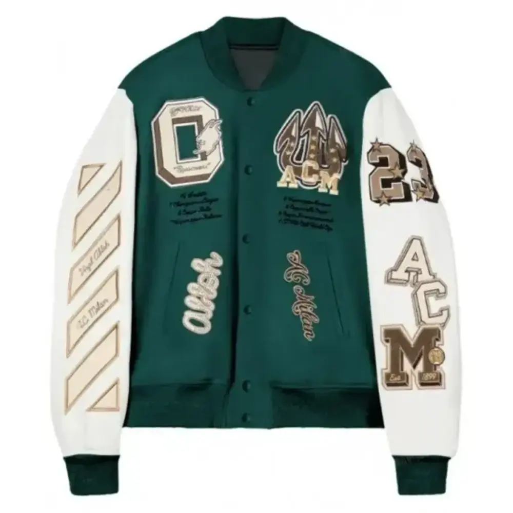 ac milan off white varsity bomber jacket 6 ac milan off white varsity bomber jacket