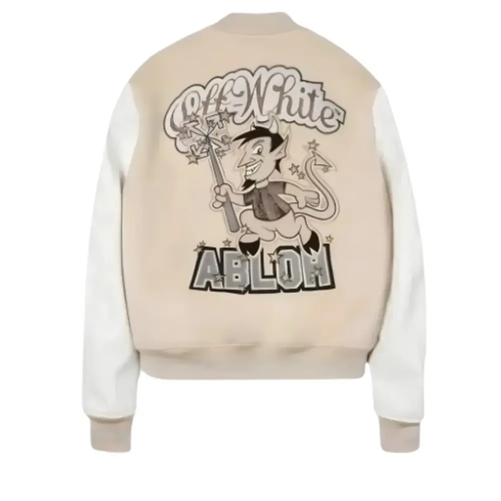 ac milan off white varsity bomber jacket 79 ac milan off white varsity bomber jacket