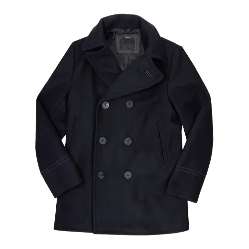 admiral usn black peacoat