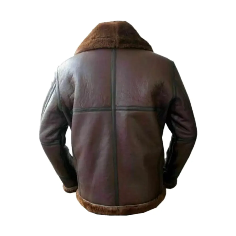 aviator raf reddish fur b3 bomber jacket 2 aviator-raf-reddish-fur-b3-bomber-jacket