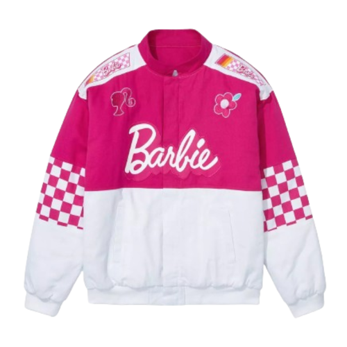 barbie checkered racing jacket