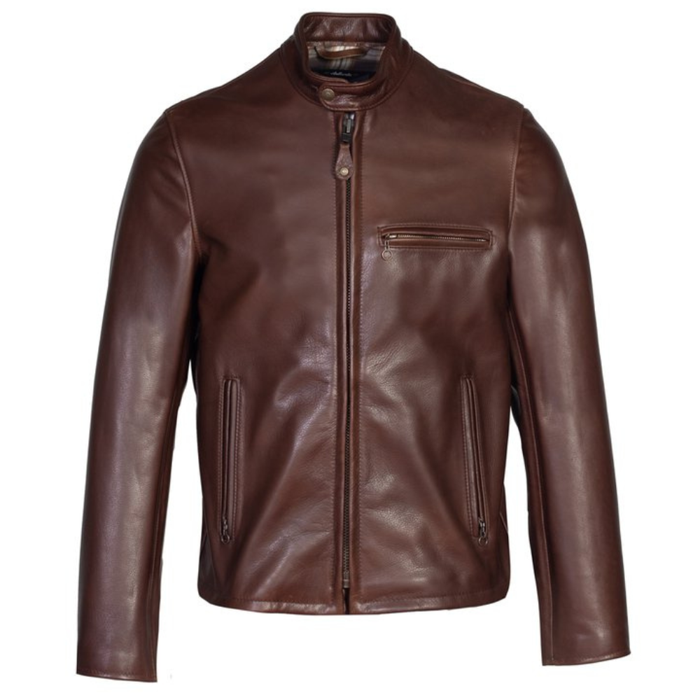 cafe racer brown leather jacket 1 cafe racer brown leather jacket