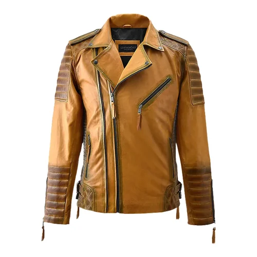charles burnt mustard leather jacket 1 charles burnt mustard leather jacket