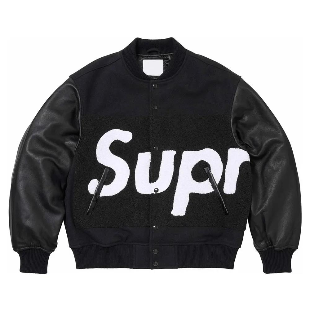 chenille supreme varsity jacket 1 chenille supreme varsity jacket