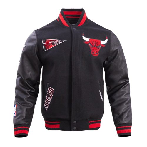 chicago bull retro varsirt jacket