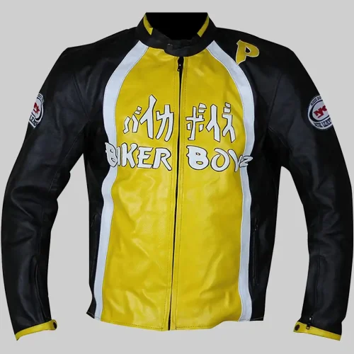 derek luke aka biker boyz kid yellow motorcycle jacket