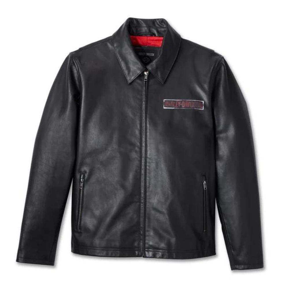 harley davidson eagle black leather jacket 1 harley davidson eagle black leather jacket