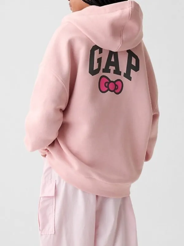 hello kitty gap pink pullover hoodie Hello Kitty Gap Hoodie