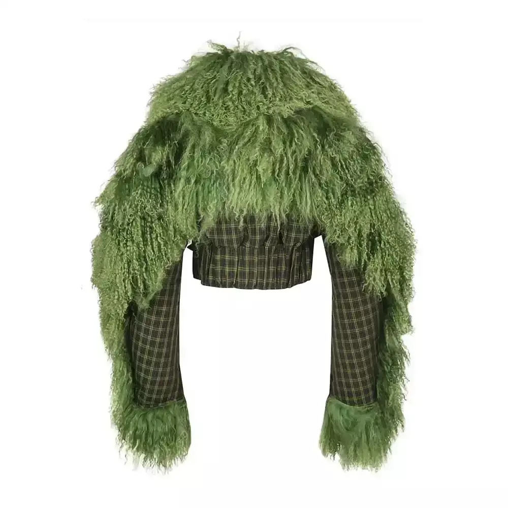 killing eve villanelle green fur jacket 3 killing eve villanelle green fur jacket