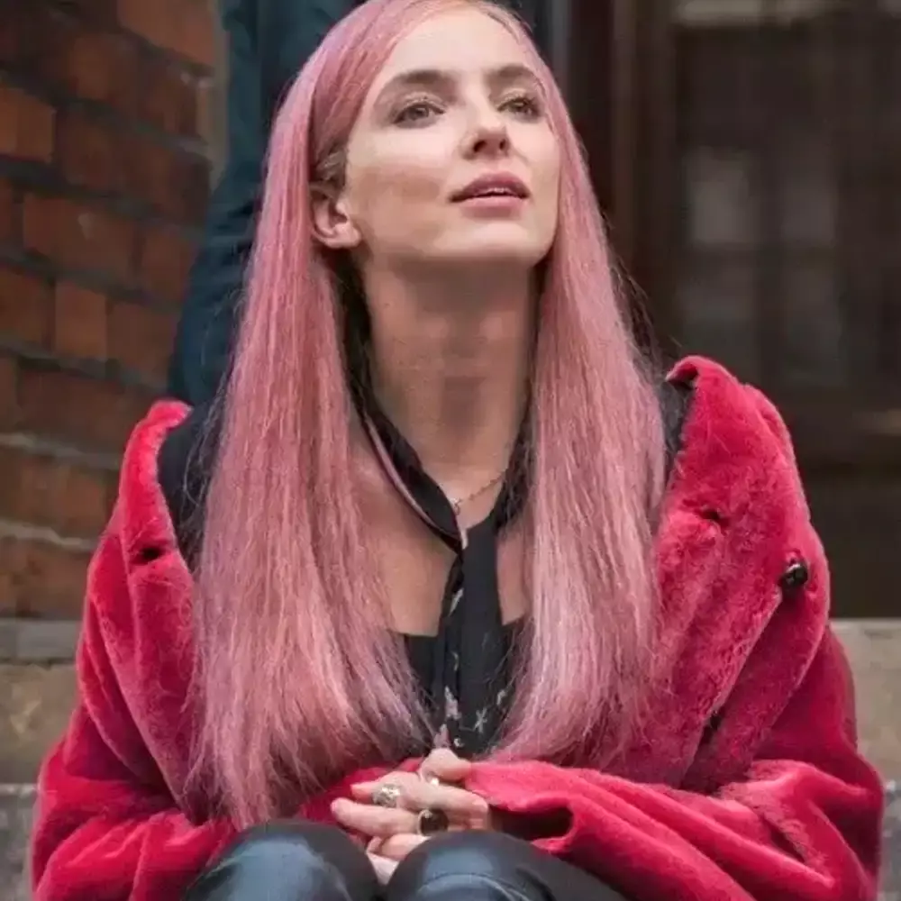 killing eve villanelle pink fur coat 3 killing eve villanelle pink fur coat