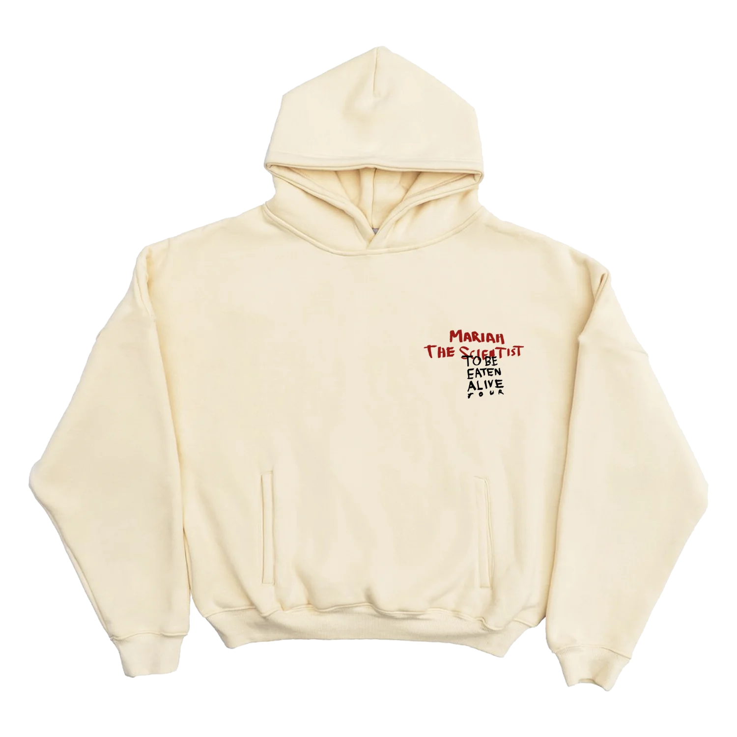 mariah the scientist tbea tour cream hoodie Mariah The Scientist TBEA Tour Cream Hoodie