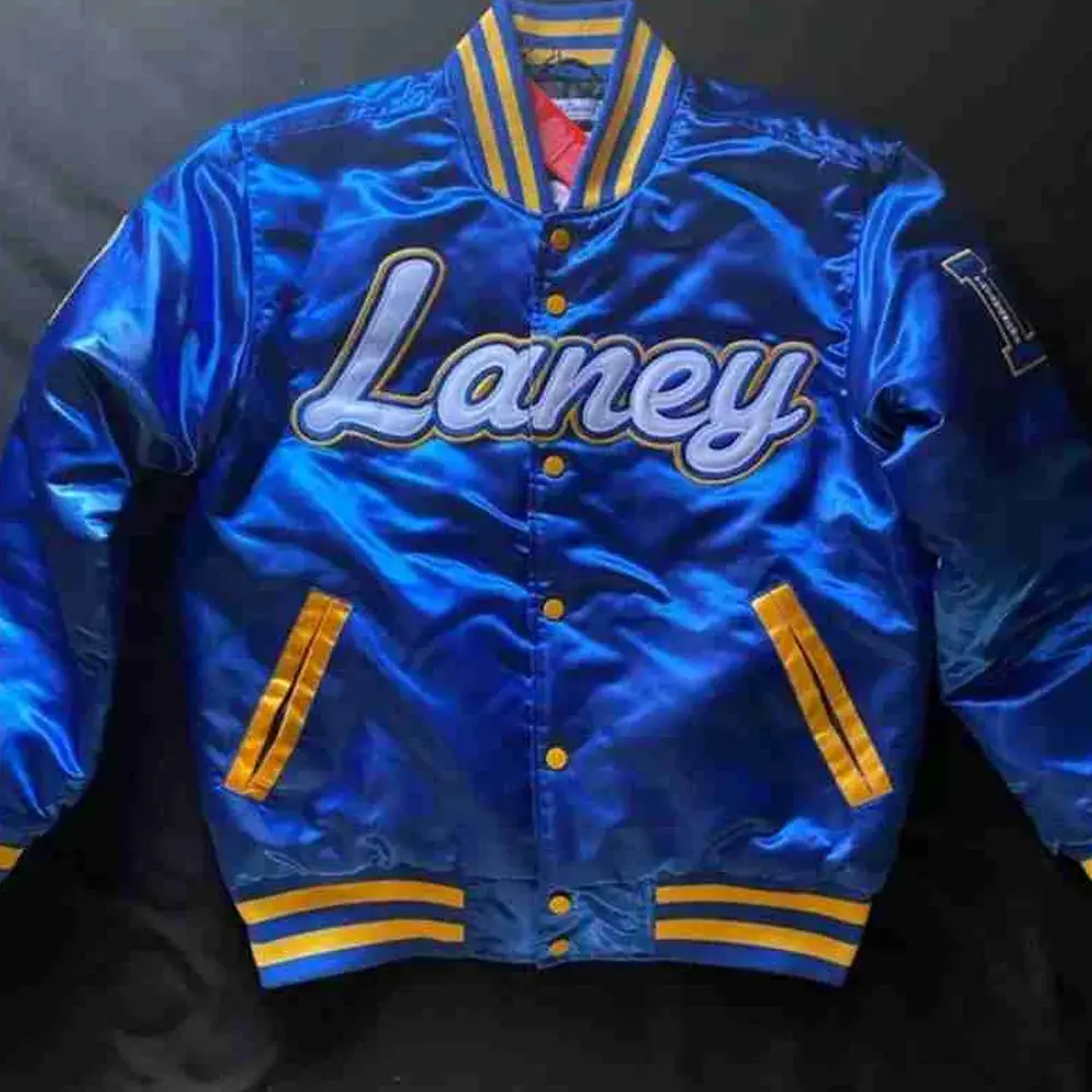 michael jordan laney high school satin jacket 1 michael jordan laney high school satin jacket