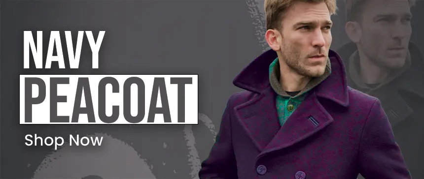 navy peacoat
