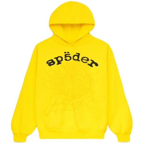 Sp5der Legacy Yellow Hoodie