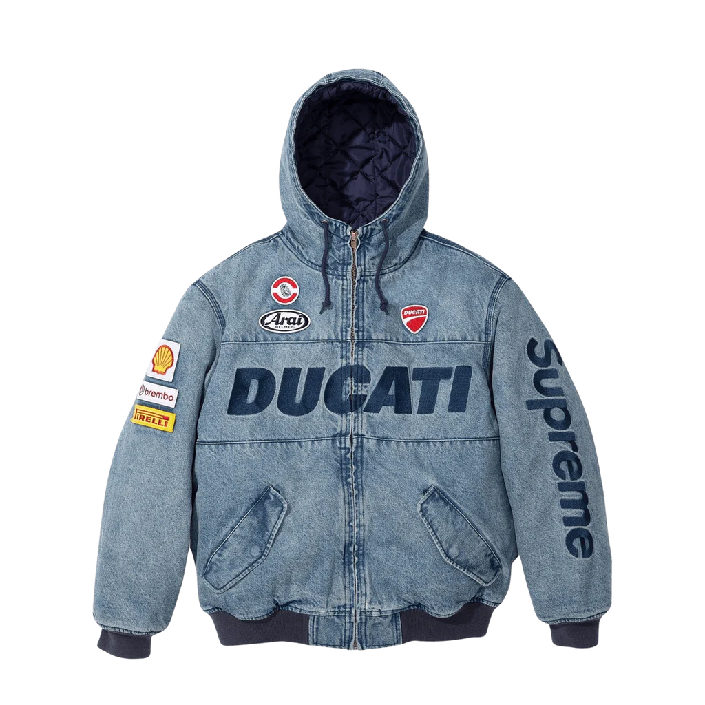 supreme x ducati hooded racing blue jacket Supreme-x-Ducati-Hooded-Racing-Blue-Jacket