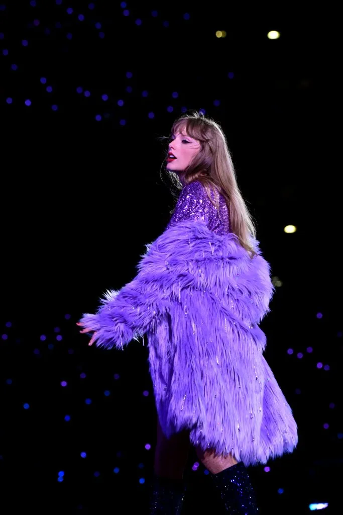 Taylor Swift Fuzzy Purple Jacket Incredible Jacket