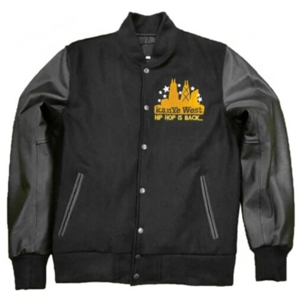 the college dropout kanye west varsity jacket 1 the college dropout kanye west varsity jacket