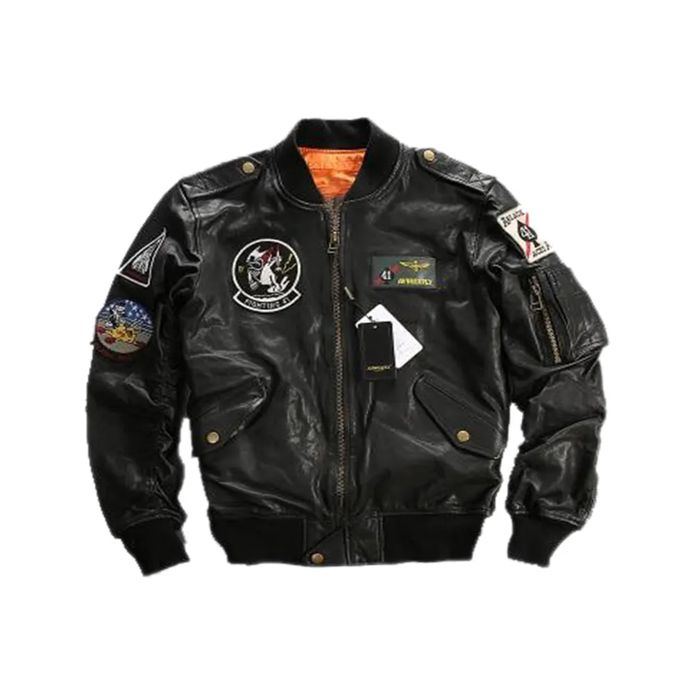 top gun aviator leather bomber jacket 1 top-gun-aviator-leather-bomber-jacket